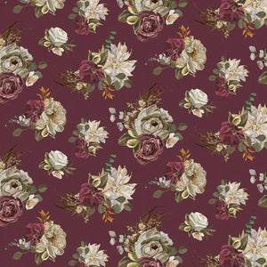 Dark Romance Blooming Burgundy