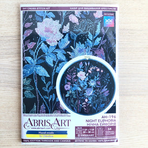 Cross Stitch Kit Night Garden