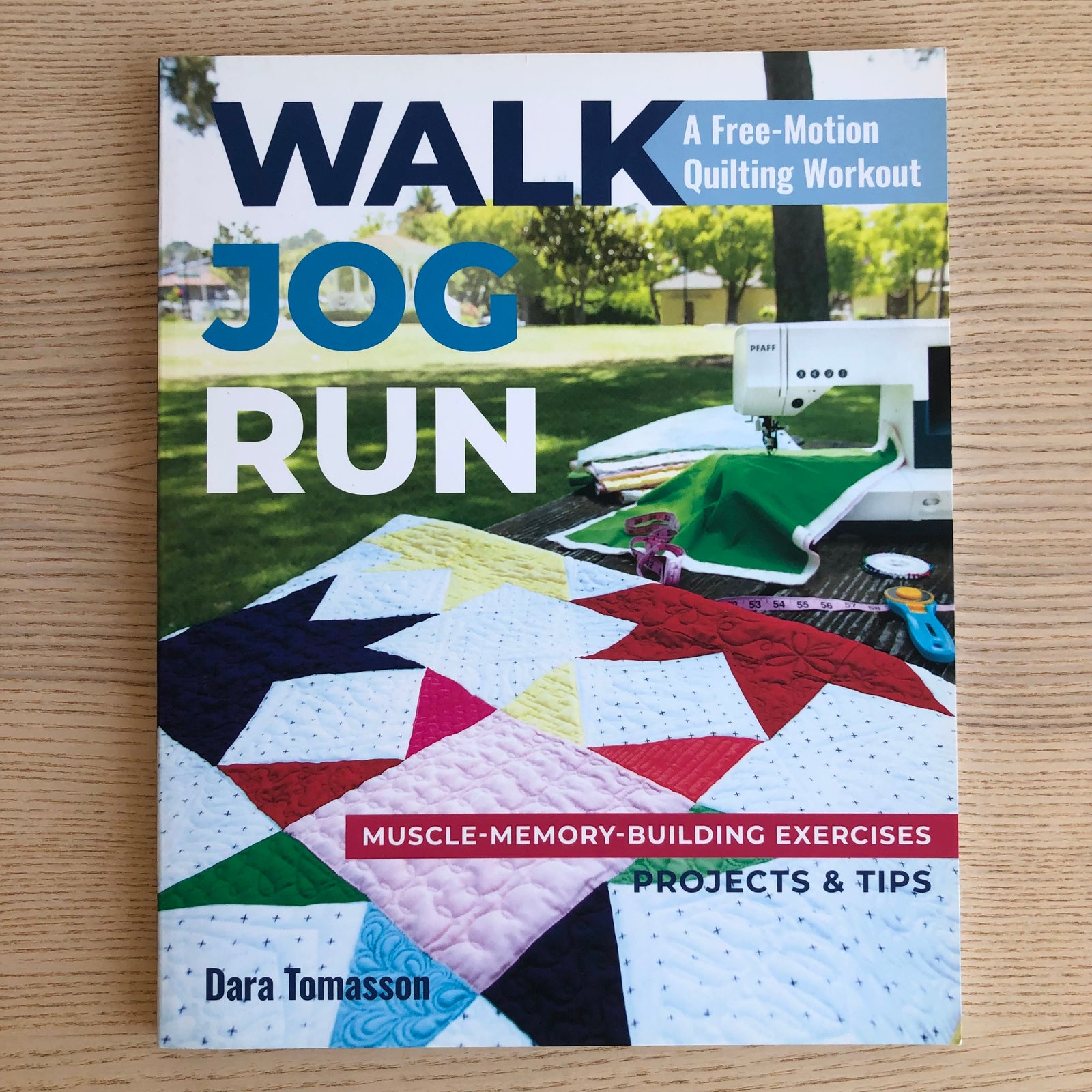 Walk Jog Run - A free-motion quilting workout