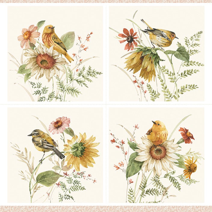 Sunflower Whispers Panel