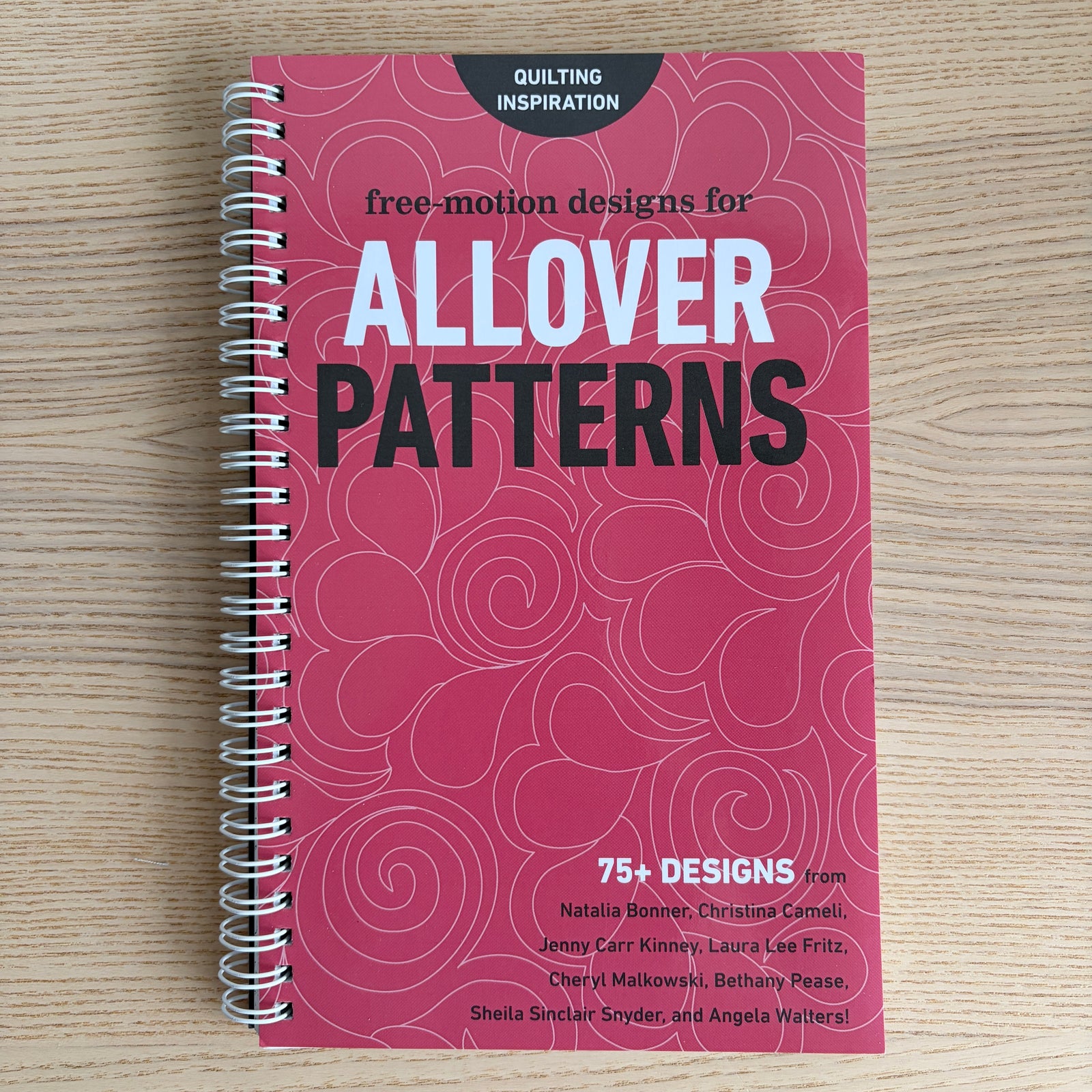 Free-motion designs for allover patterns