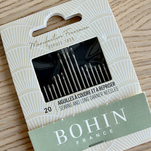 Bohin Sewing and Long Darner Needles