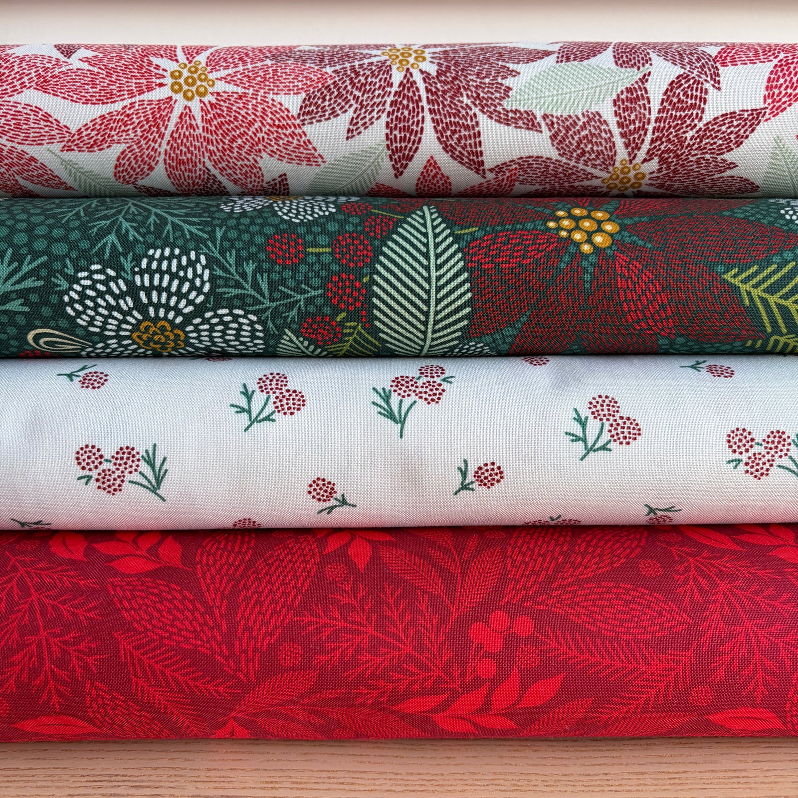 Holiday Stitches Christmas Floral