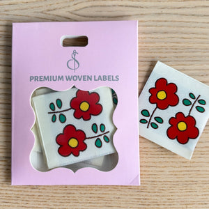 Sew In Labels Flower