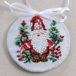 Beaded Embroidery Kit Winter Wonderland Ornaments