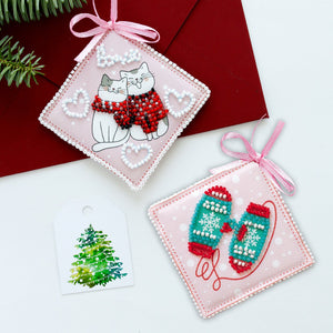 Beaded Embroidery Kit Warm Wishes