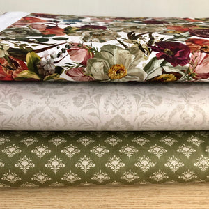 Dark Romance Dainty Damask Olive