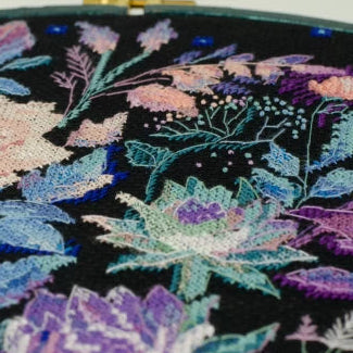 Cross Stitch Kit Night Garden