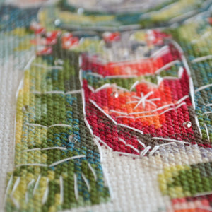 Cross Stitch Kit Cozy Sheep