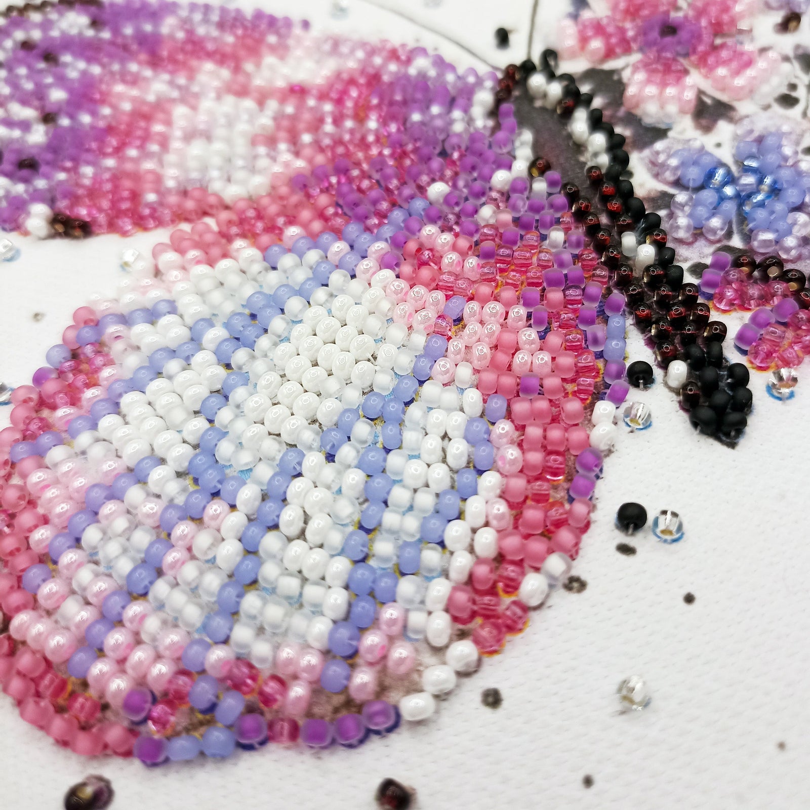 Beaded Embroidery Kit Butterfly