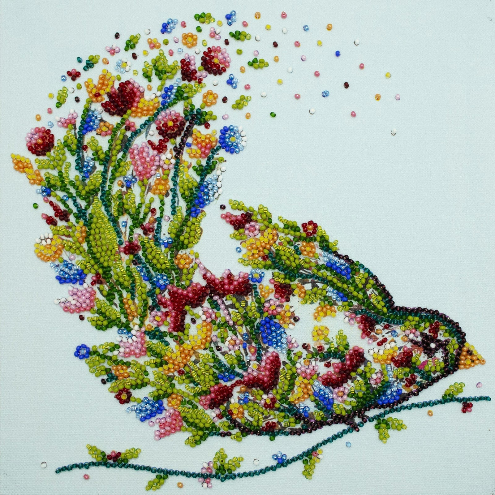 Bead Embroidery Kit Singing Bird