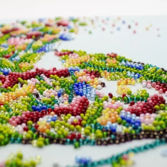 Bead Embroidery Kit Singing Bird