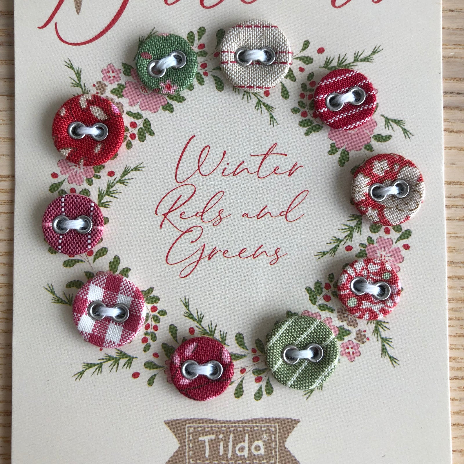 Tilda Buttons Winter