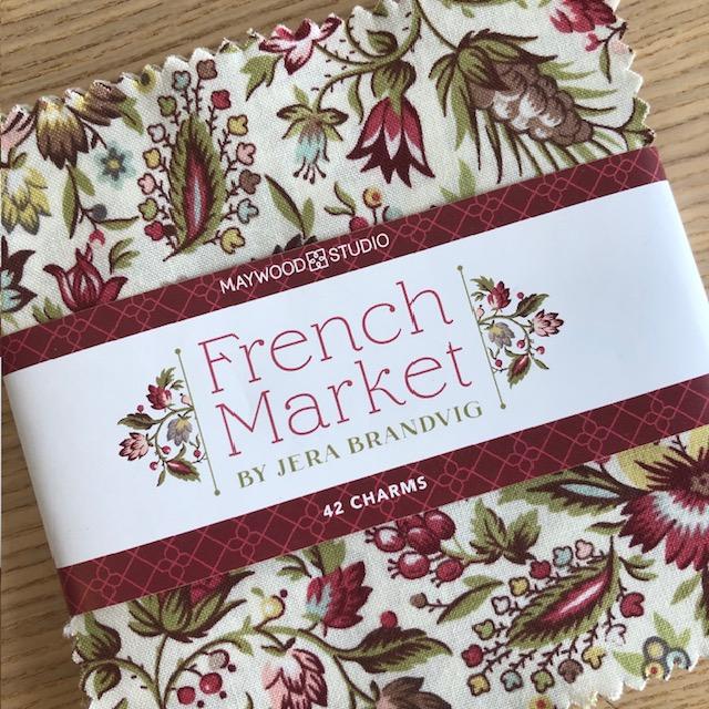 French Market Floral Charm Squares
