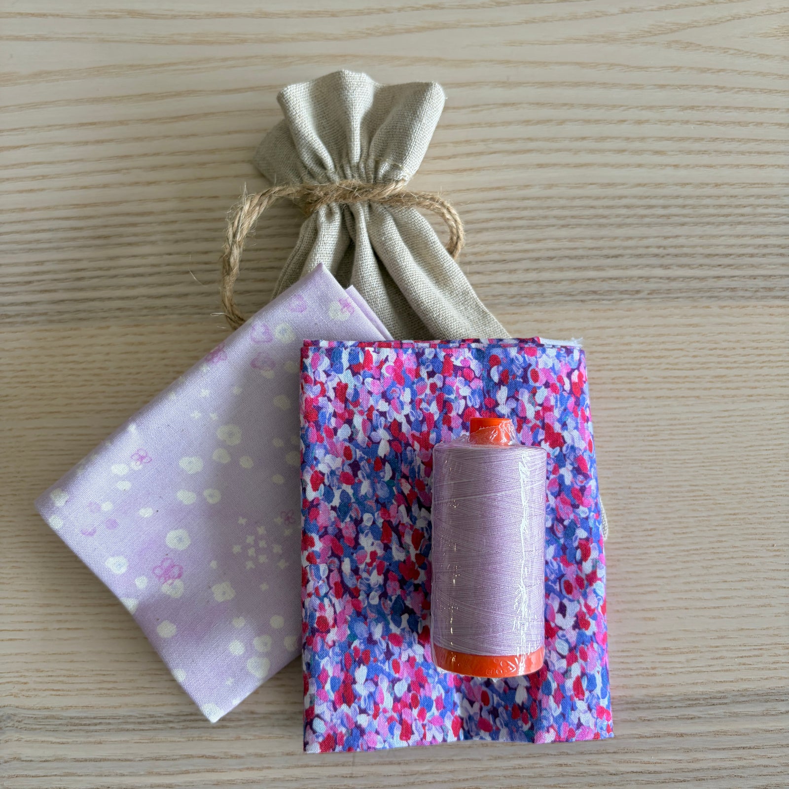 Aurifil Thread & Fat Quarter Mystery Bag