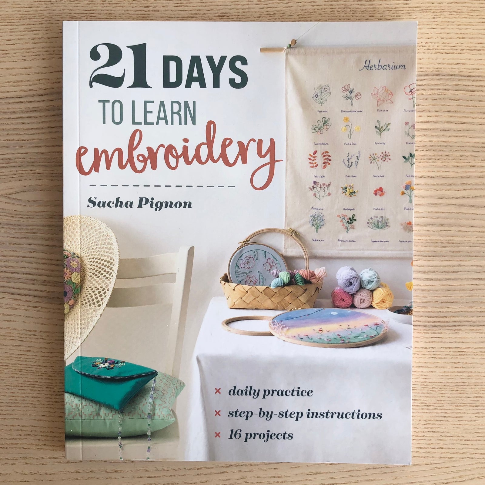 21 days to learn embroidery