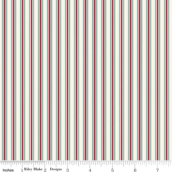 Merry Little Christmas Stripes