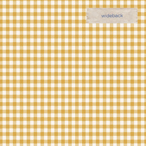 Tilda Gingham Yellow Wideback