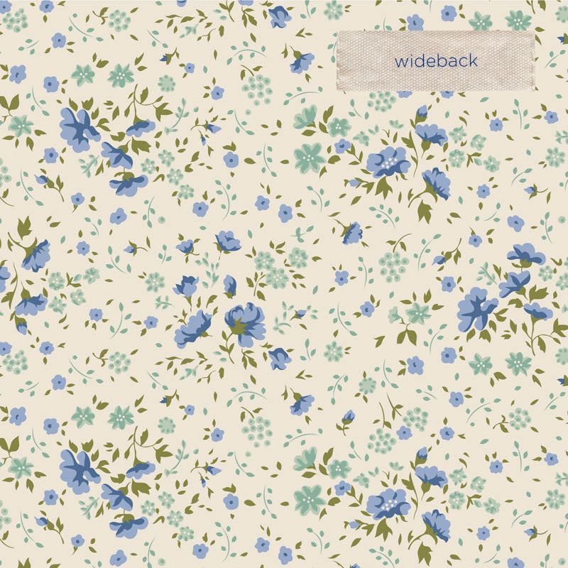 Tilda Ellie Blue Wideback
