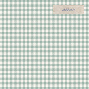 Tilda Gingham Duckegg Wideback