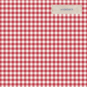 Tilda Gingham Red Wideback