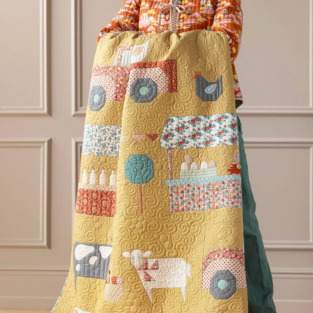 Tilda Village Life Agnes Ochre *Pre-Order*