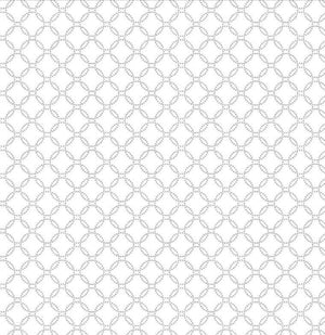Dotted Circle White on White