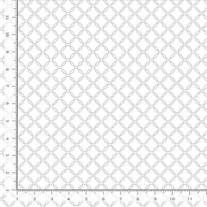 Dotted Circle White on White