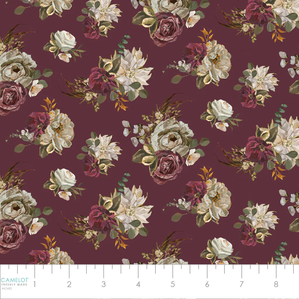 Dark Romance Blooming Burgundy