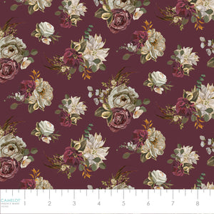 Dark Romance Blooming Burgundy