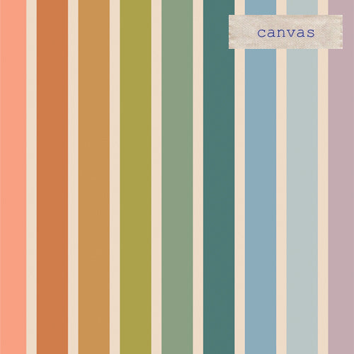 Slow Summer Stripe Canvas