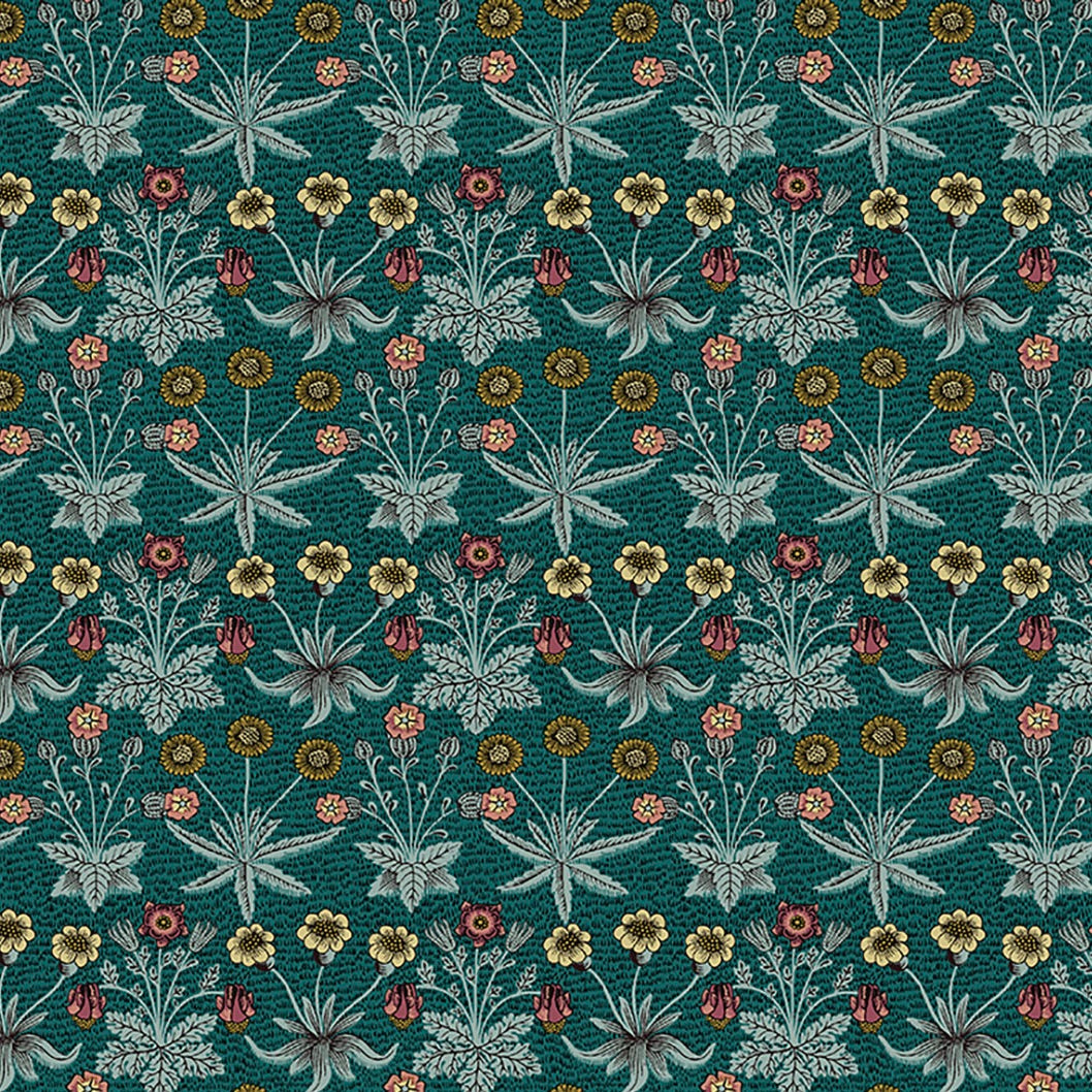 William Morris Daisy Fields Teal