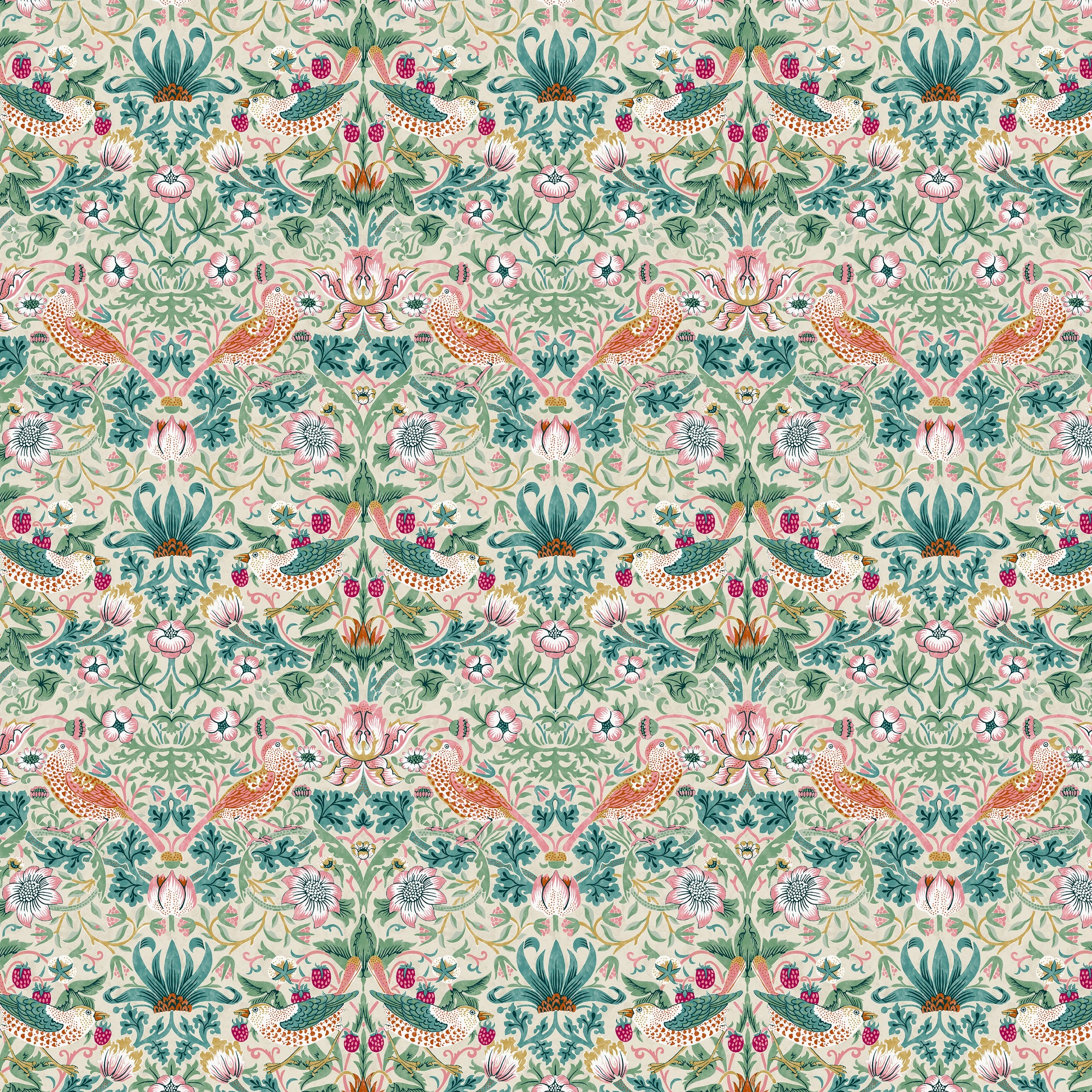 William Morris Mini Strawberry Thief Mineral