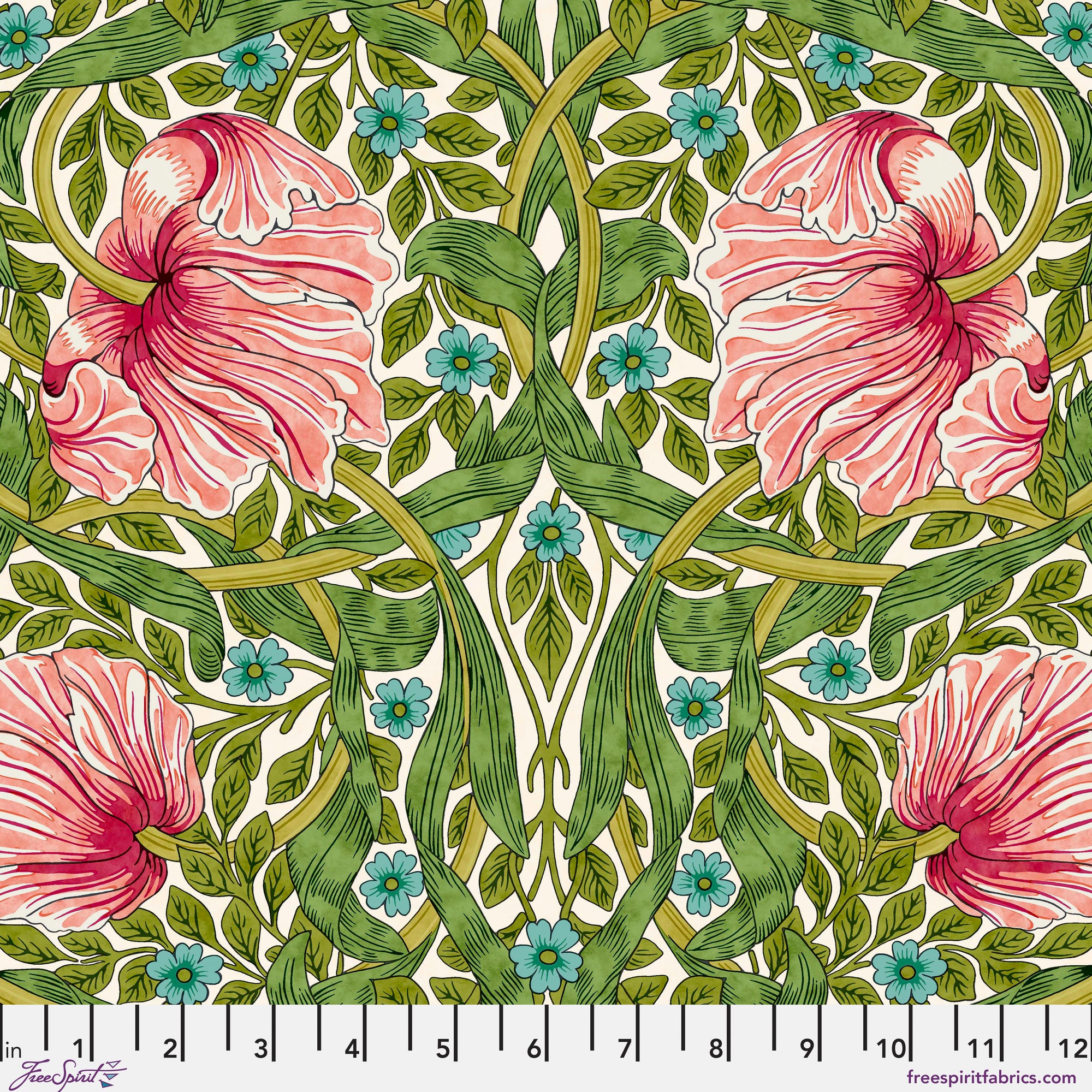 William Morris Pimpernel Green