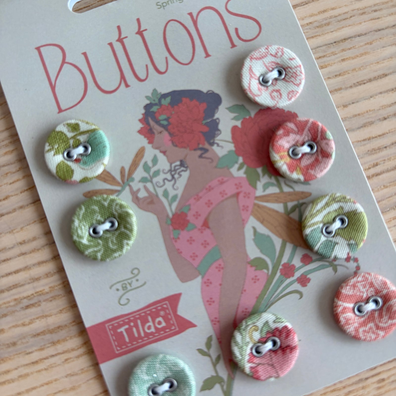 Tilda Songbird Buttons