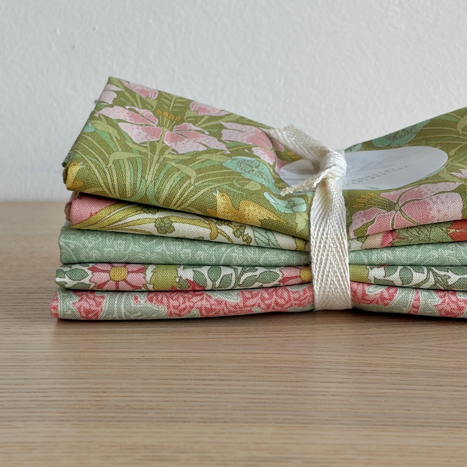 Tilda Songbird Fat Quarter Bundle Green