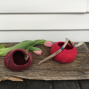 Wet Felted Wool Vessel Workshop - Thursday March 7 10am to 12:30pm