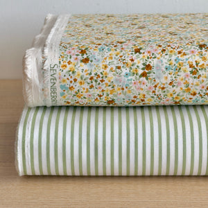 Sevenberry Petite Basics Sage Stripe