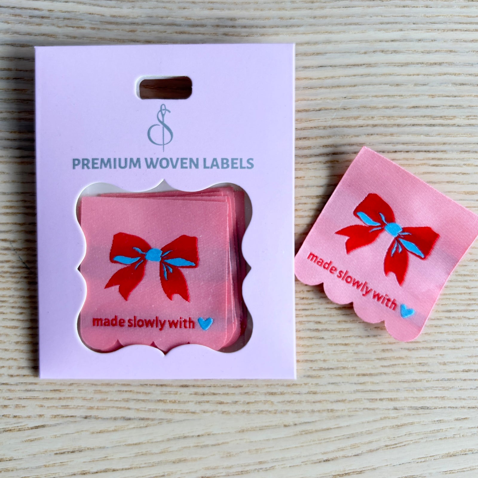 Sew In Labels Made Slowly