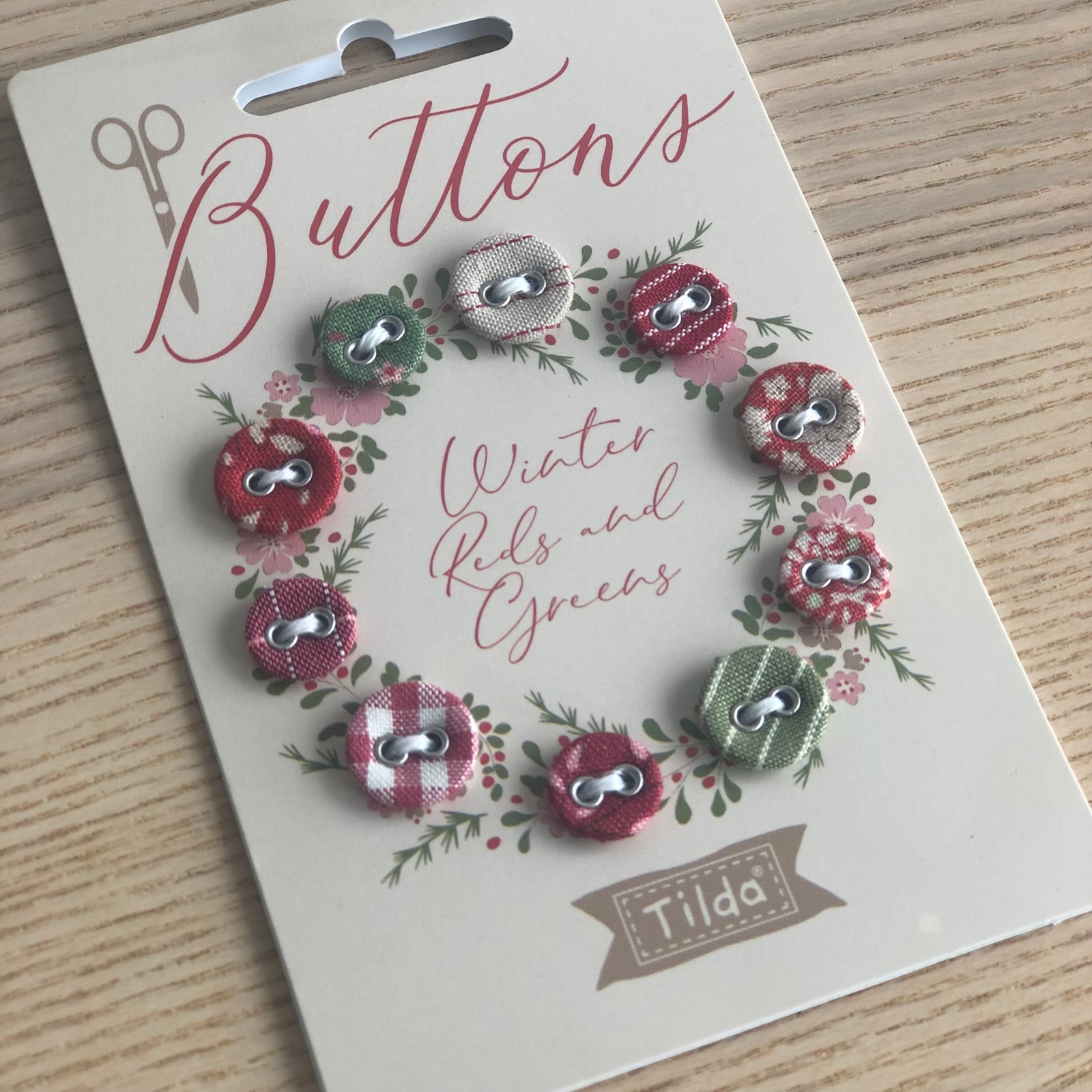 Tilda Buttons Winter