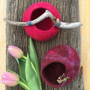 Wet Felted Wool Vessel Workshop - Thursday March 7 10am to 12:30pm