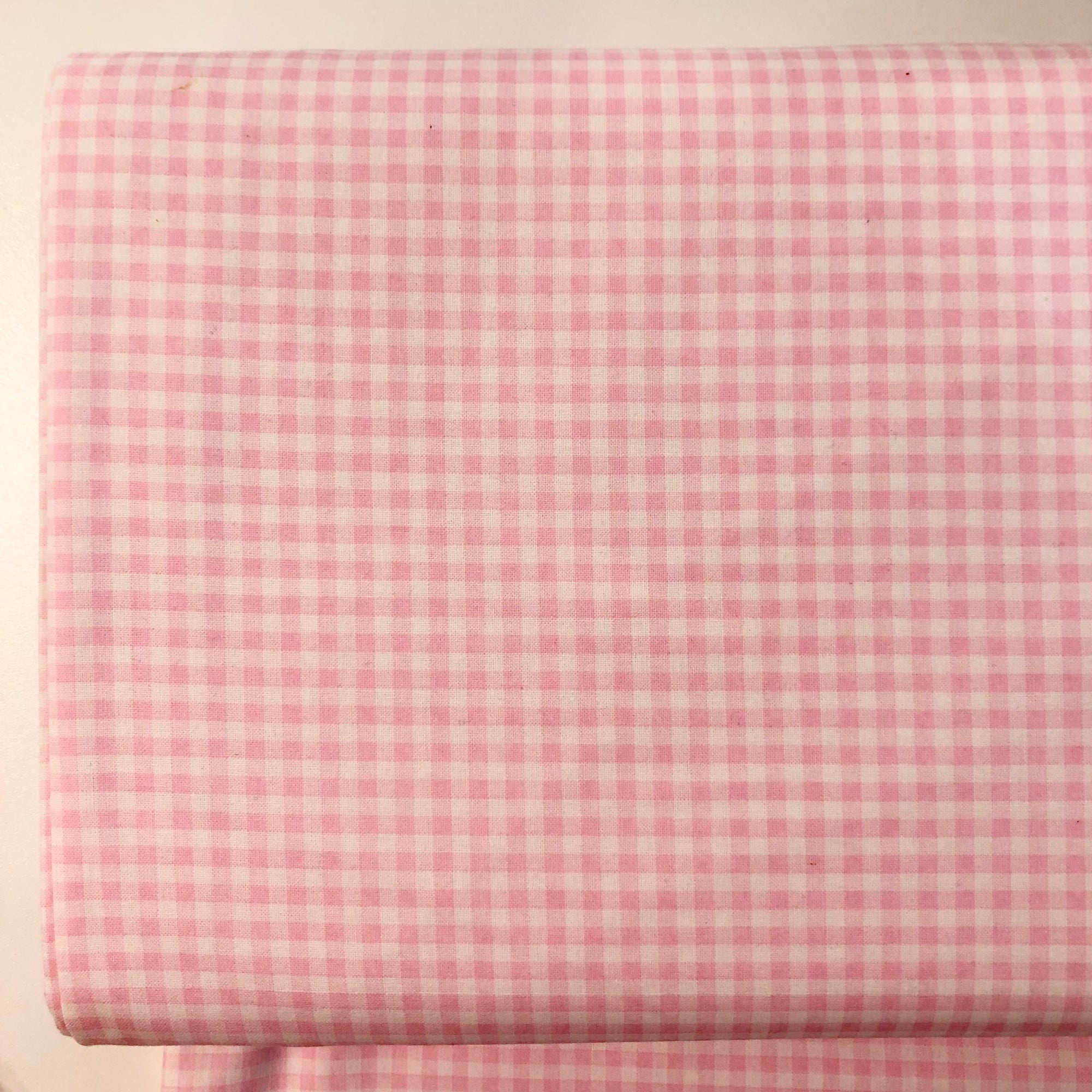 Gingham Check ¼" Pink