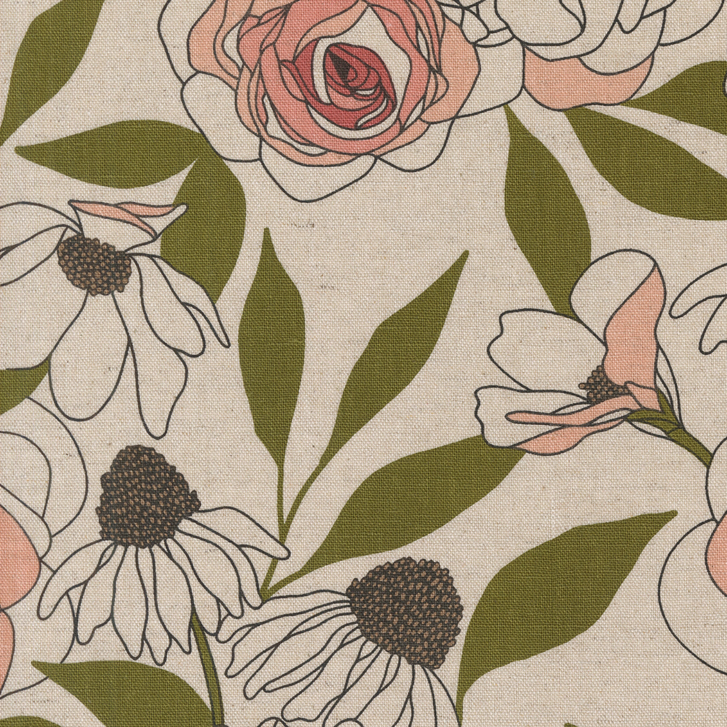 Botany Coneflower Linen