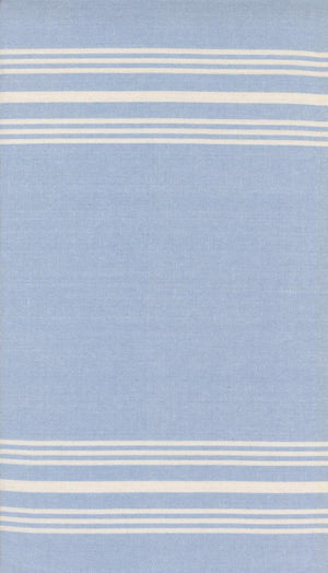 Toweling White stripe on blue