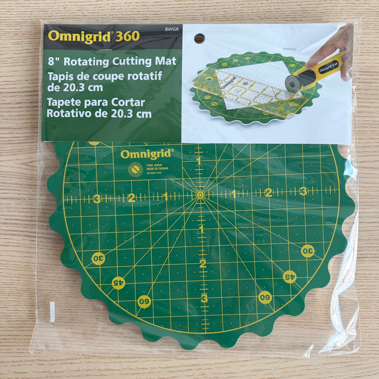 Omnigrid Rotating Cutting Mat 8"