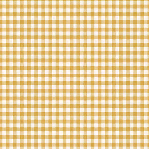 Tilda Gingham Yellow Wideback