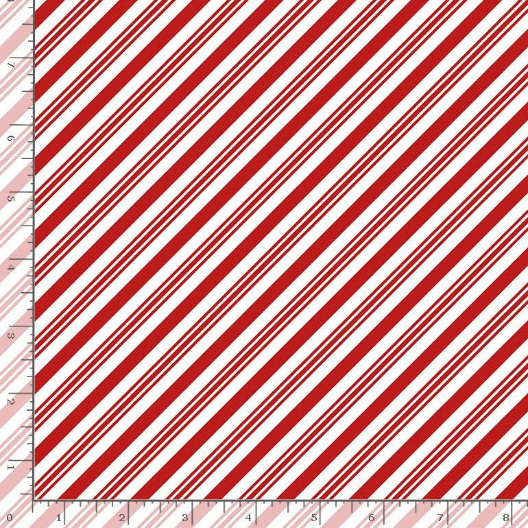 Let it Snow Candy Cane Stripe