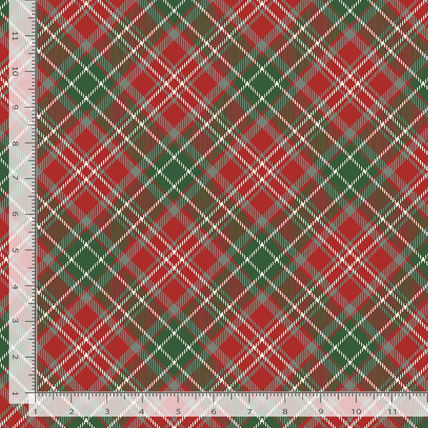 Let it Snow Holiday Plaid