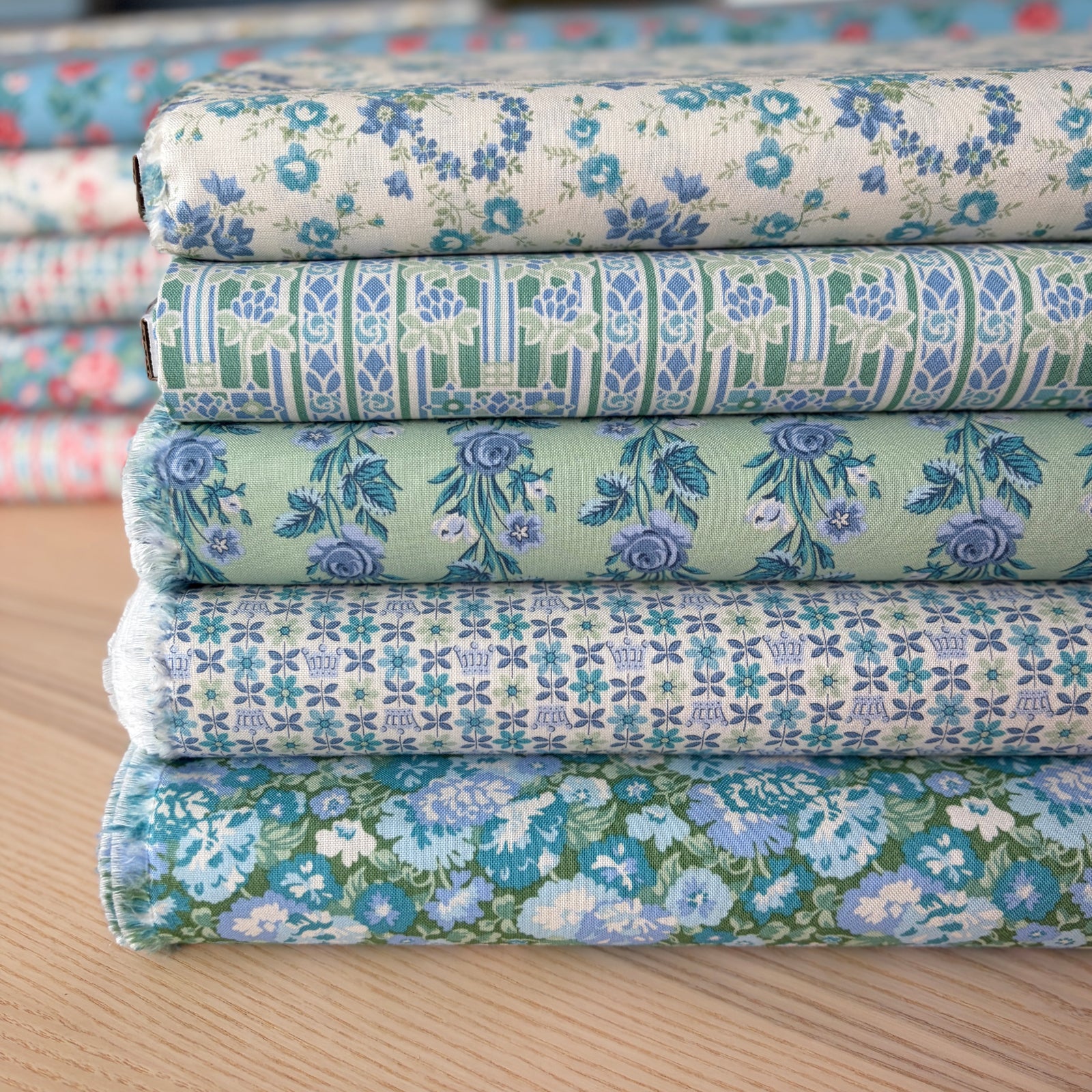 Liberty Palace Gardens Regal Stripe Green