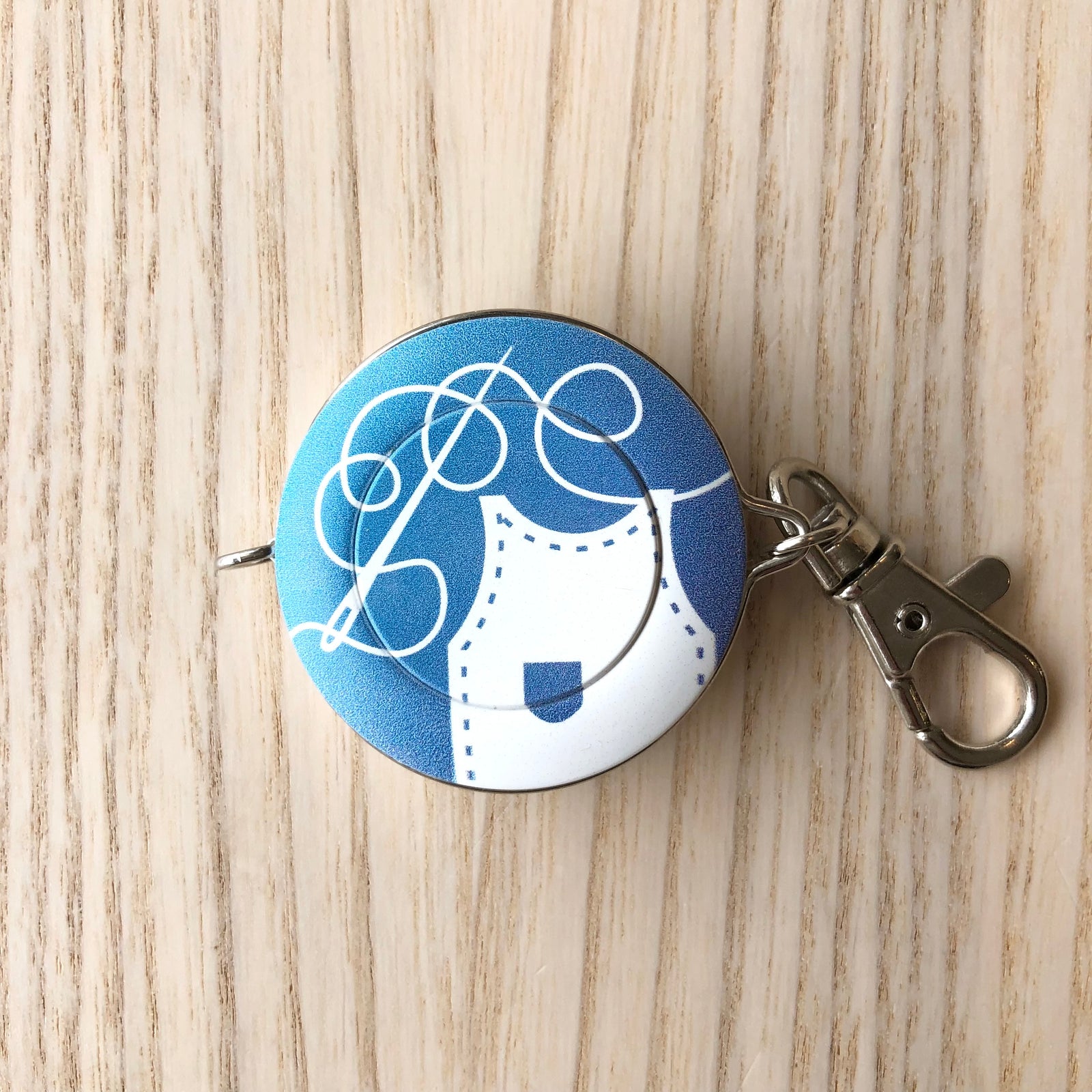 Bohin Vintage Sewing Motif Tape Measure with Clip